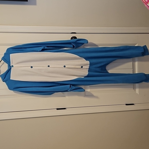 Blue Shark Onesie Size M - Picture 1 of 10